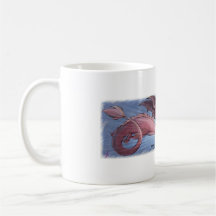 Mug Scorfel - dragón rosado Tazas De Café