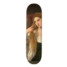 Mujer con un espejo por Titian Patin