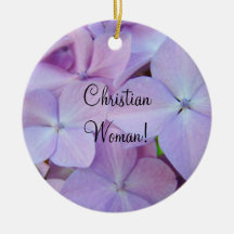¡Mujer cristiana! flores colgantes del regalo del  Ornamentos Para Reyes Magos