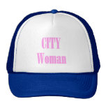 Mujer de la ciudad gorros bordados