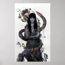 Mujer de la serpiente posters