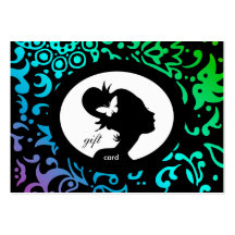 Mujer GBP de la mariposa de la tarjeta de regalo d Tarjetas De Visita