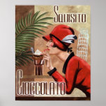 Mujer italiana del chocolate de Squisito Cioccolat Impresiones