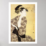 Mujer japonesa 13x19 poster