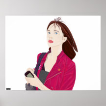 Mujer joven poster
