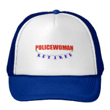 MUJER POLICÍA JUBILADA GORRA