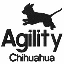 Mujeres de la chihuahua de la agilidad sudadera con serigrafia