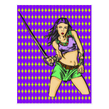 Mujeres del Amazonas que luchan Postales