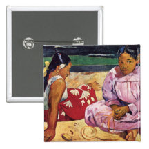 Mujeres en la playa, Paul Gauguin de Tahitian Pin