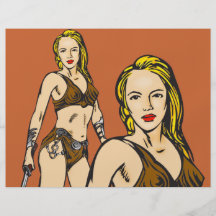 Mujeres hermosas del Amazonas Flyer Personalizado