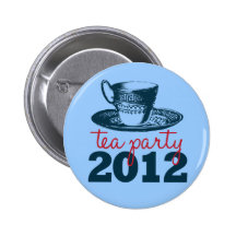 Mujeres para el botón de la fiesta del té 2012 pins