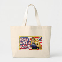 Mujeres para McCain Palin 2008 Bolsa De Mano