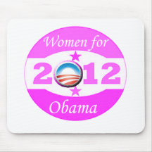 Mujeres para Obama Alfombrilla De Raton
