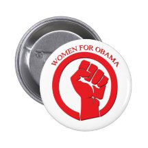 Mujeres para Obama Pin
