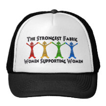 Mujeres que apoyan a mujeres gorros bordados