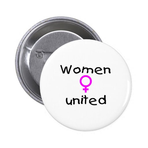 Mujeres unidas pins