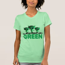 Mujeres verdes frescas camisetas
