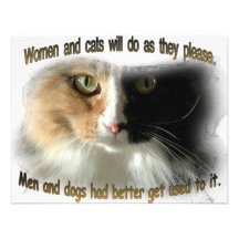 Mujeres y gatos… invitaciones personalizada