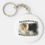 Mujeres y gatos… llavero