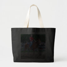 mula que es montada a pelo bolsas lienzo
