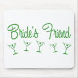 MultiMartiniBridesFriendGreen alfombrillas de raton 