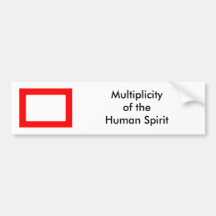 Multiplicidad del alcohol humano El MUSEO Zazzle Etiqueta De Parachoque