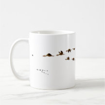 Multitud de la naturaleza el | de los gansos que e taza