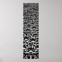 Multitud de robots posters