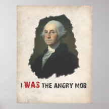 Multitud enojada - Washington Posters