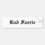 Mún Faerie Pegatina De Parachoque