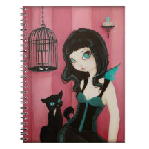 Mún gatito - cuaderno de hadas del gótico