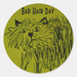 Mún pegatina del día del pelo