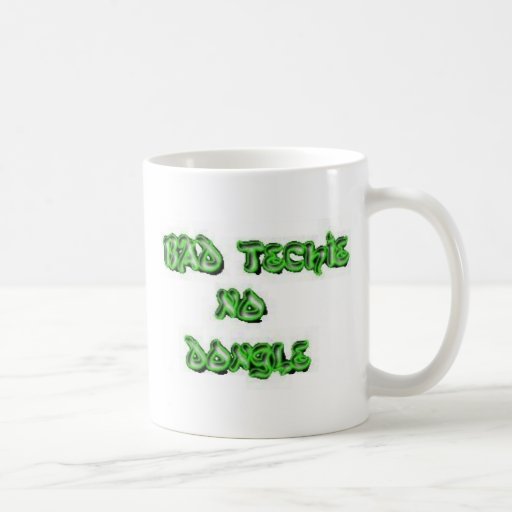 mún techie ninguna dongle taza