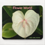 Mundo de la flor tapetes de ratón