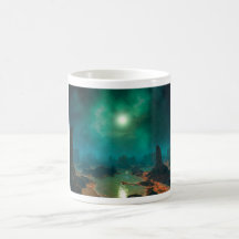 Mundo del fantasma taza de café