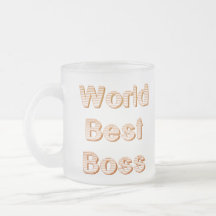 Mundo mejor Boss Tazas De Café
