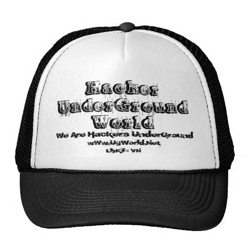 Mundo subterráneo del pirata informático gorras
