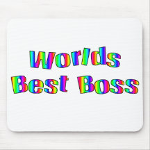Mundos mejor Boss Mousepad Alfombrillas De Raton