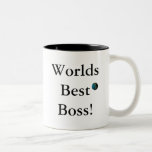 ¡Mundos mejor Boss! Tazas De Café
