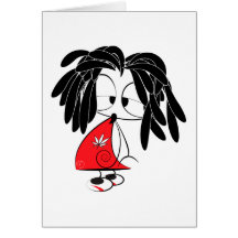 Muñeca de Rastaman Felicitación