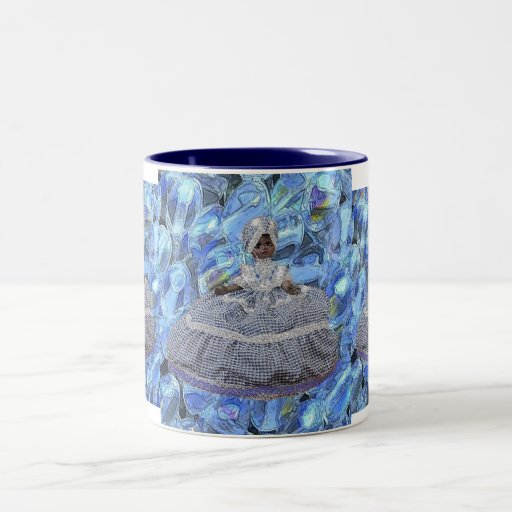 MUÑECA DE YEMAYA TAZA DE CAFÉ