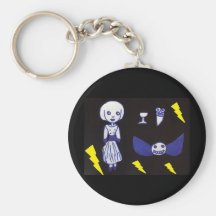 Muñeca del gótico llaveros personalizados