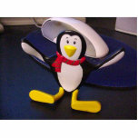Muñeca del pingüino escultura fotografica