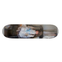 Muñeca en cuarto de niños patín personalizado