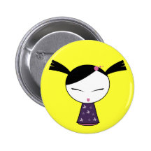 Muñeca linda de la colegiala pin