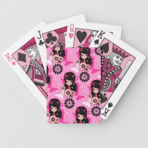muñecas cartas de juego
