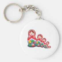 Muñecas de la jerarquización de la primavera llaveros personalizados