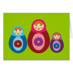 Muñecas de Matryoshka Felicitacion