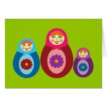Muñecas de Matryoshka Felicitacion