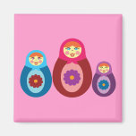 Muñecas de Matryoshka Imanes De Nevera